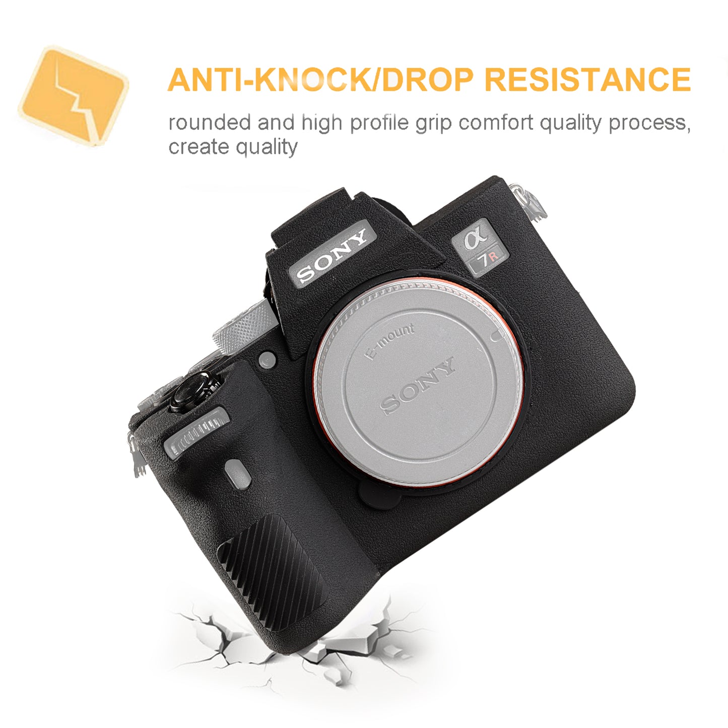 STSEETOP Sony A7R IV Case-Protective Silicone DSLR Skin Cover