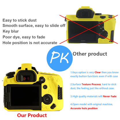STSEETOP Canon EOS 90D Case-Protective Silicone DSLR Skin Cover