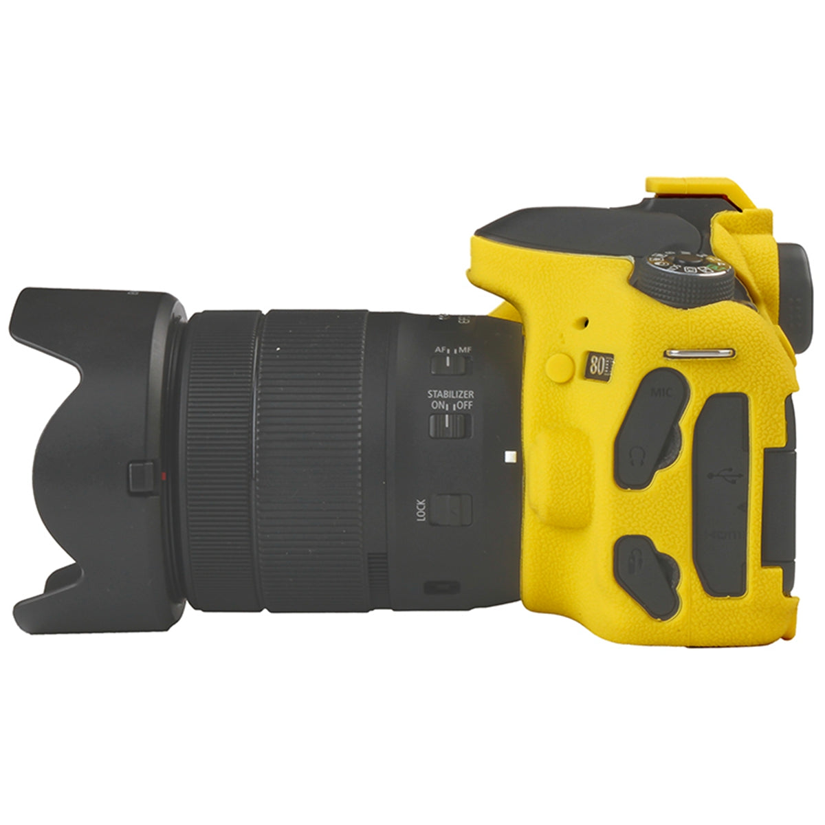 STSEETOP Canon EOS 80D Case-Protective Silicone DSLR Skin Cover