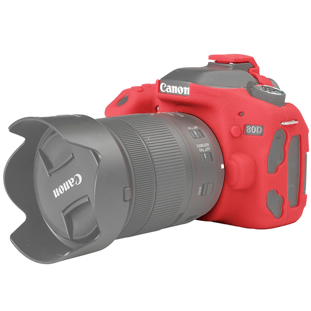 STSEETOP Canon EOS 80D Case-Protective Silicone DSLR Skin Cover