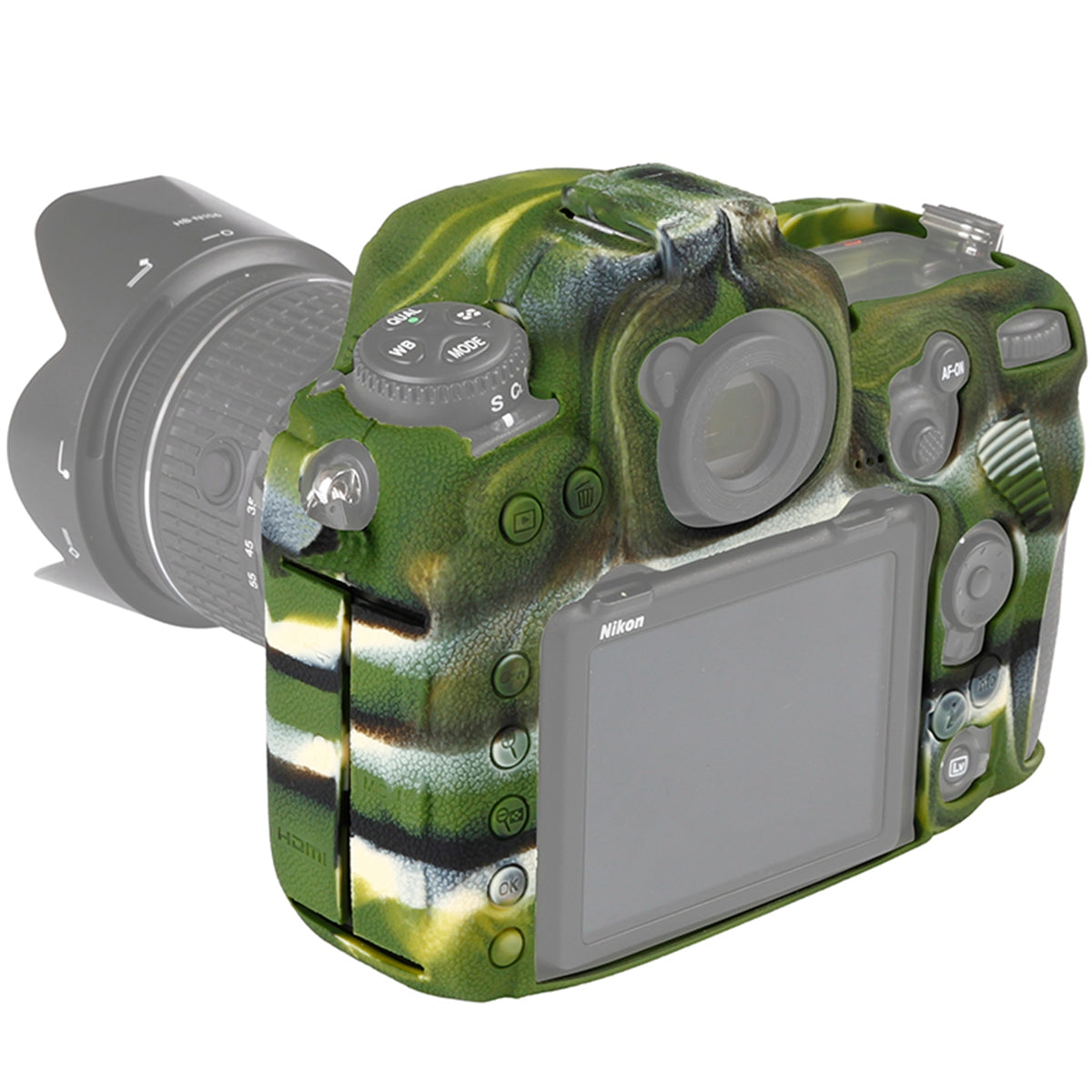STSEETOP Nikon D500 Case-Protective Silicone DSLR Skin Cover