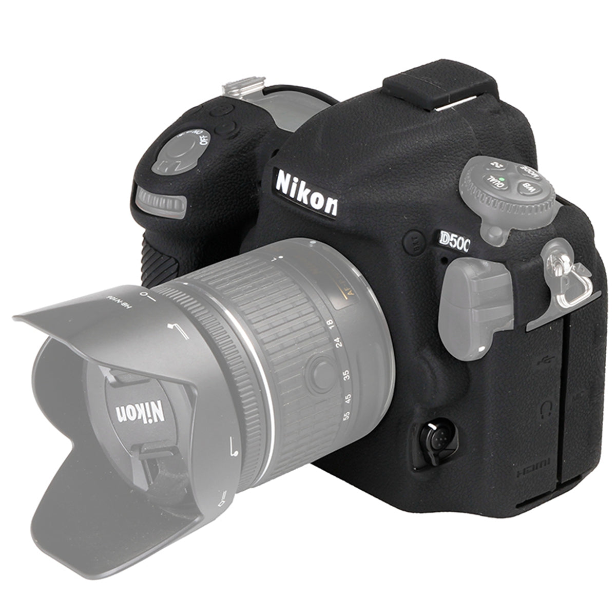 STSEETOP Nikon D500 Case-Protective Silicone DSLR Skin Cover